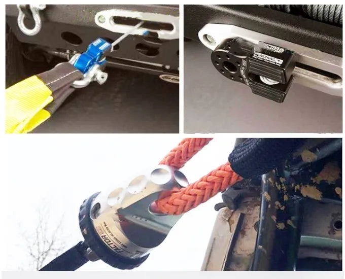 10T winch traction rope metal connection piece trailer trailer webbing sling lifting sling