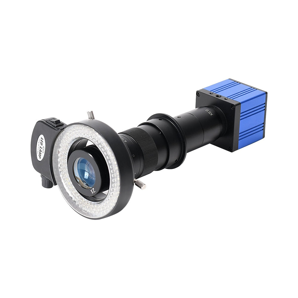 51MP 1080P Microscope Camera 180X C-Mount Lens HDMI USB Industrial Electronic Digital Microscope for Phone Repair PCB Soldering