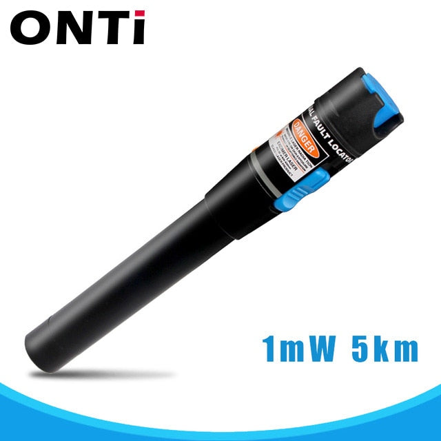 ONTi 30MW/20MW/10MW/5KM Visual Fault Locator,Fiber Optic Cable Tester 5-30KM Range,Red Laser Light Pen,Type SC/FC/ST