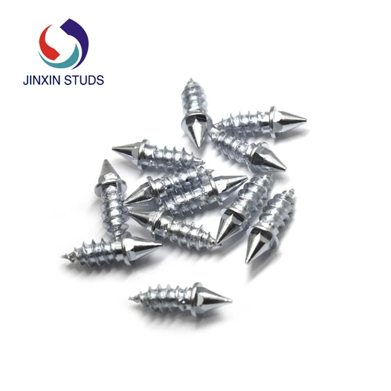 JX6*6-H25-T10/100PCS Tire Studs Screws Universal Anti-Slip Snow Nails for Car Motorcycle Off-road Tyre Cleats Auto Snow Spikes