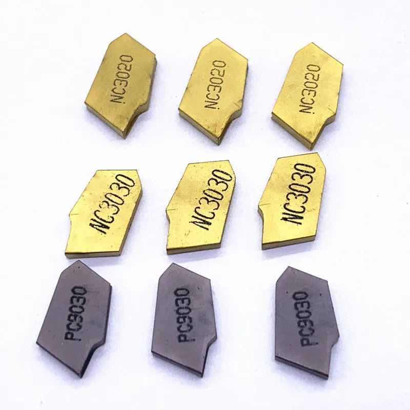 SP200 SP300 SP400 PC9030 NC3020 NC3030 Slotted Carbide Inserts Parting and grooving metal Tool Lathe Tool grooving turning tool