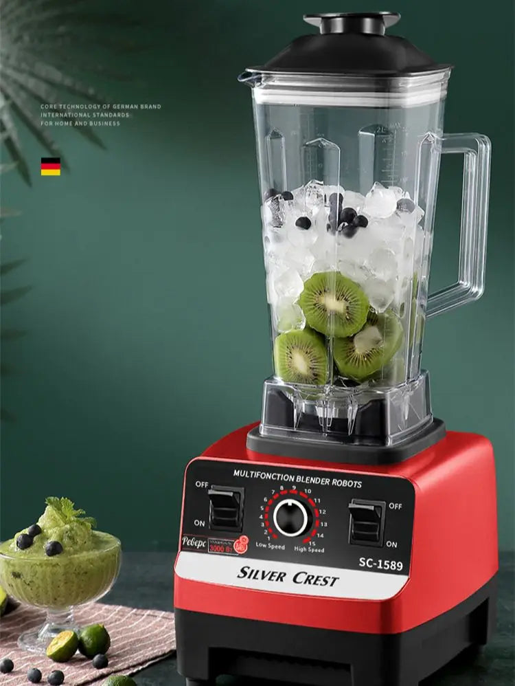 High Powered Wall Breaking Machine Electric Orange Juicer Ice Crusher Bar Commercial Heavy Duty Blender For Kitchen Appliance