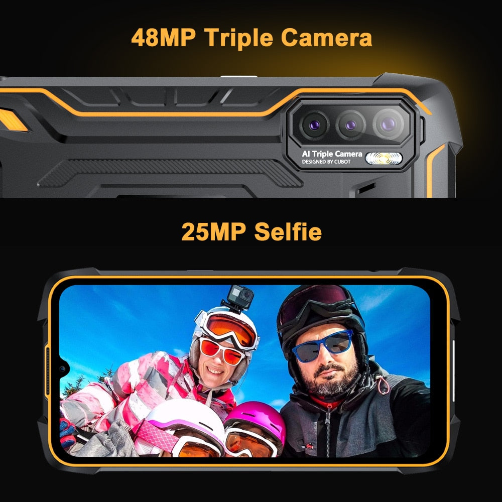 Cubot KingKong 5 Pro IP68/IP69K Waterproof Smartphone Rugged Phone 8000mAh 48MP Triple Camera Android 11 NFC 64GB Global 4G LTE