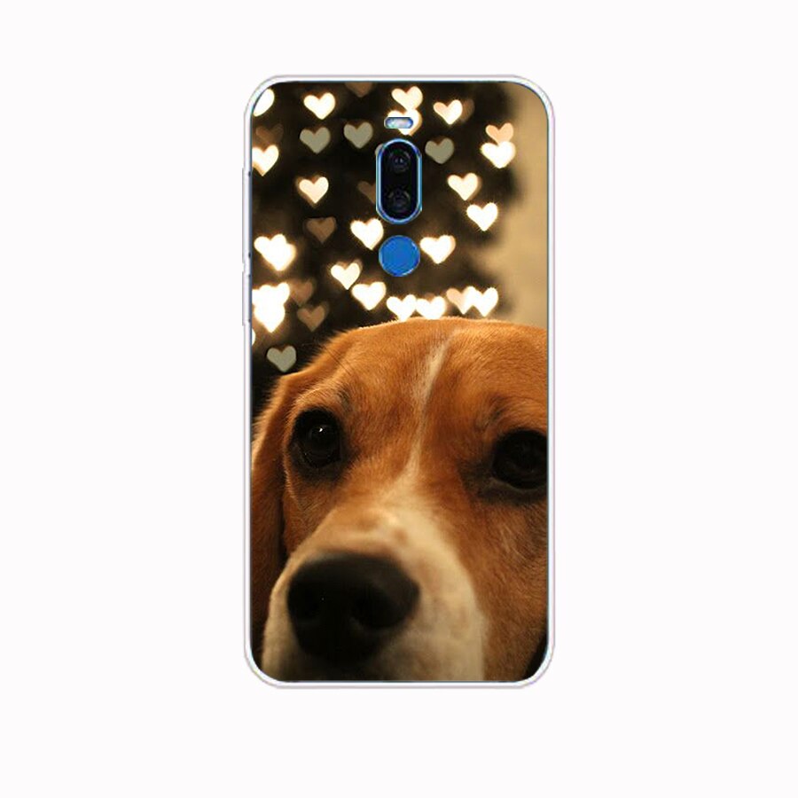 For Meizu X8 Case Silicon Soft TPU Phone Cover for Meizu X 8 MeizuX8 Coque Bumper full 360 Protective fundas cute cat dog 8