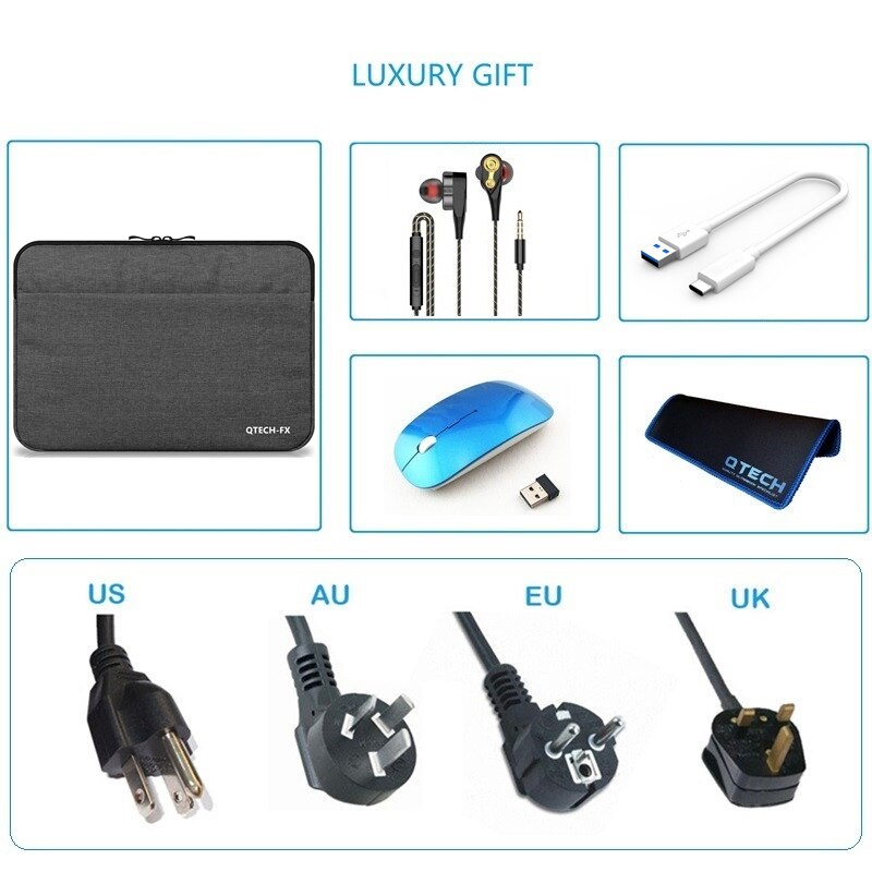 Metal Ultrabook SSD 256GB 512GB RAM 8GB Pink 14" CPU Intel 4 Core Windows Office Arabic French Spanish Russian Keyboard Backlit