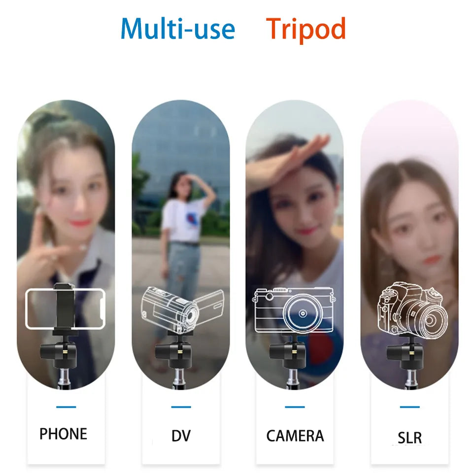 160/210cm Tripod for Phone Smartphone Tripod Mobile Mount Iphone Camera Stand Tripe for Xiaomi Cellphone Cellular