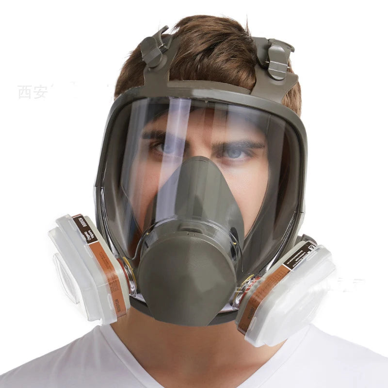 Anti-Fog 6800 Full Face Respirator Dustproof Painting Spraying Respirator Safety Work 6001 P100 Filter Replace for 3M Gas Mask