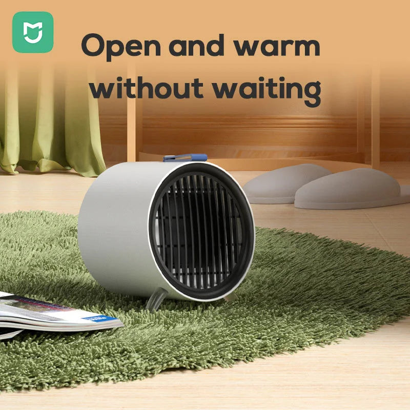 Xiaomi Mijia Electric Heater Desktop Heating Fans Quick Heat Portable Warmer Machine PTC Heating for Household Indoor Winter