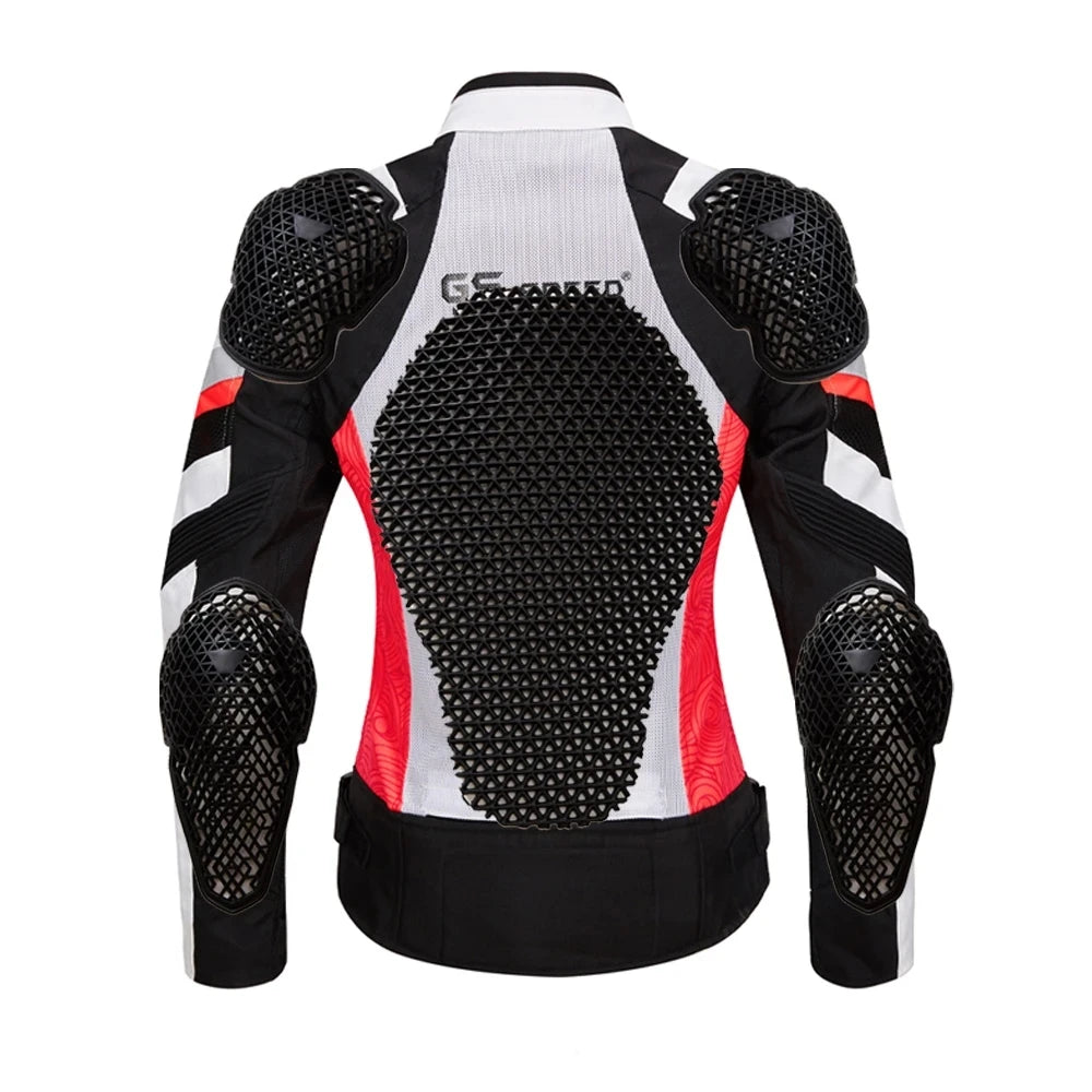 2023 Women's motorcycle riding jacket summer mesh breathable racing clothes autumn warm Knight cross-country motorcycle clothes