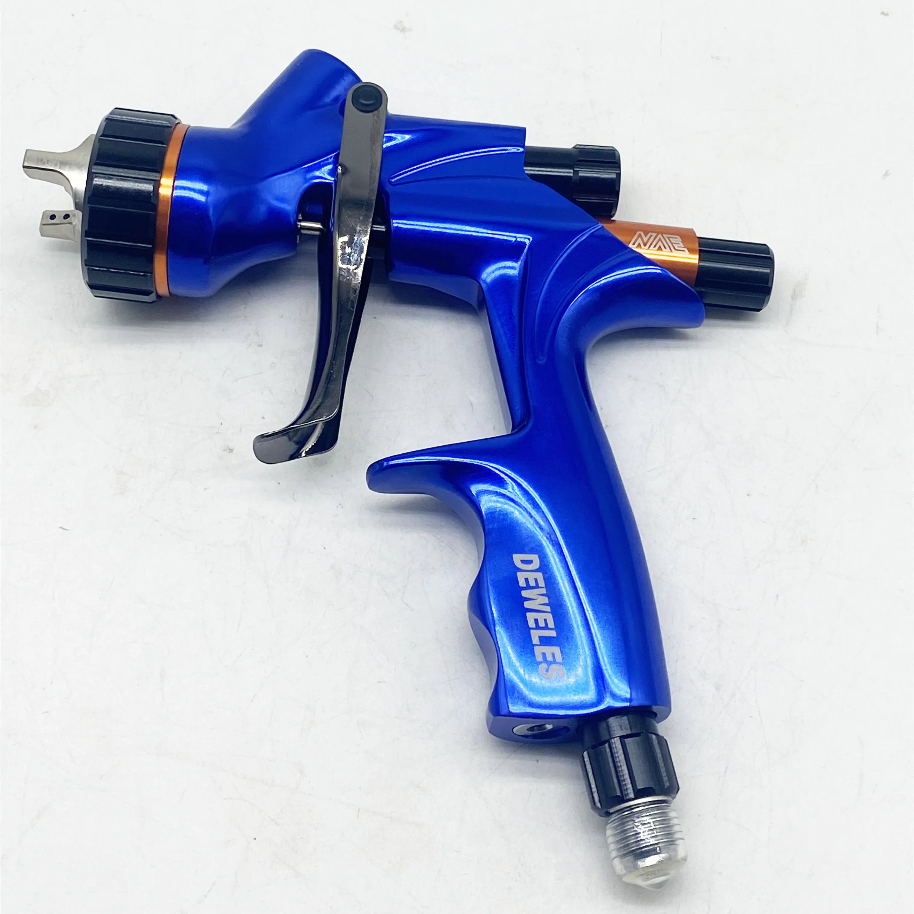 DEWELES Free Shipping High Quality Hvlp Spray Gun 1.3mm Fluid Tip NVE Varnish Paint Sprayer Environmental Protection Air Tools