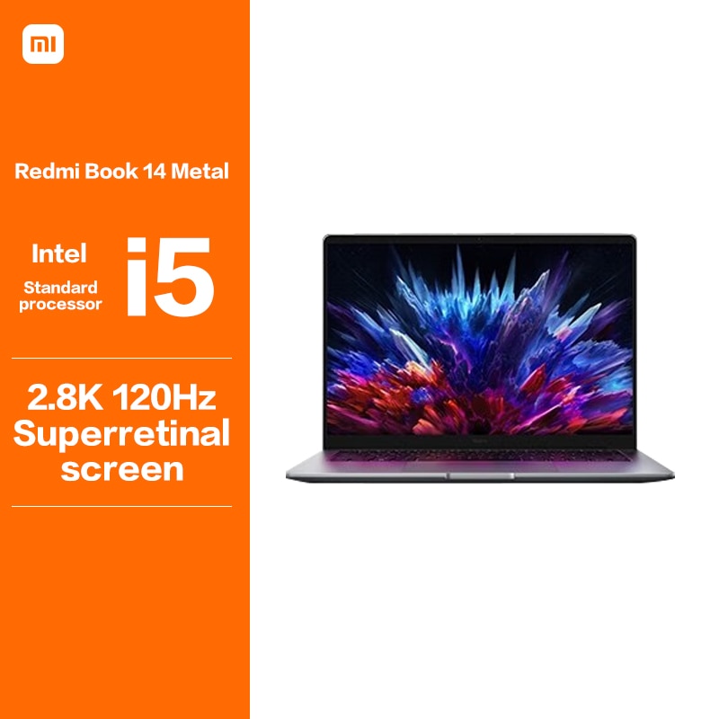 Xiaomi Laptop Redmi Book 14 Global Edition 2023 Intel i5-12500H/i7-12700H 16G RAM 512GB/1T SSD 14 Inch 2.8K 120Hz Notebook PC