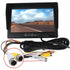 ZIQIAO 7 Inch AHD SD Recorder DVR Monitor 2 Split Screen 2CH Bus Truck RV Harvester Monitoring System A738