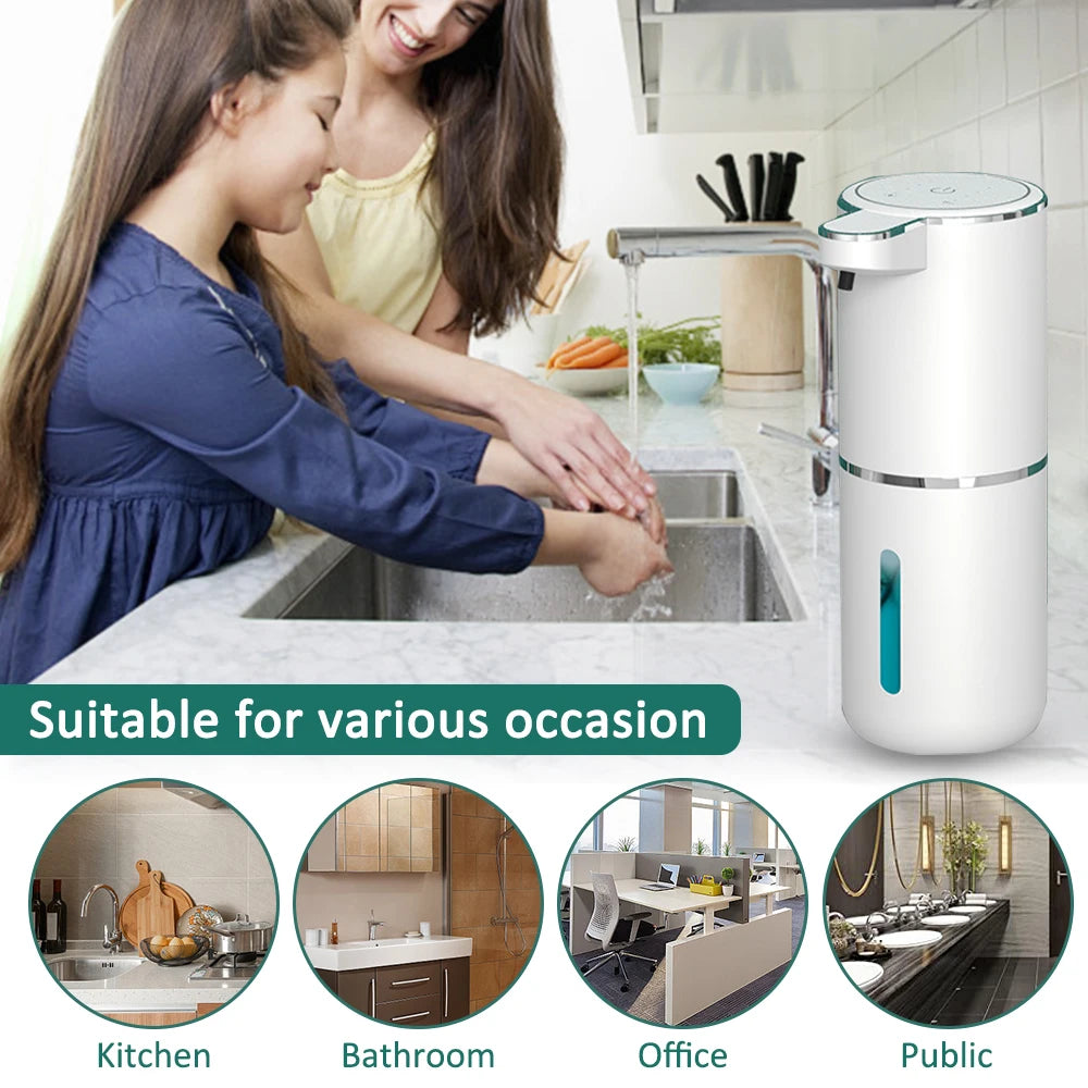 Xiaomi 380ML Automatic Foam Soap Dispenser Bathroom Smart Washing Hand Machine With USB Charging White High Quality ABS Material