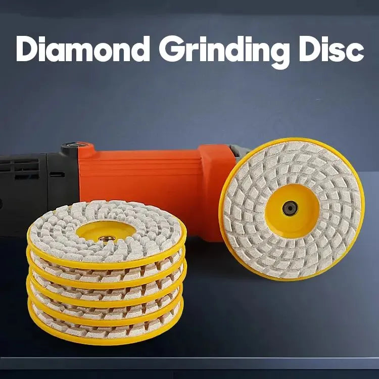 4 Inch Diamond Polishing Pads Dry Sanding Polisher Trimming Pads Disc for Granite Marble Stone Concrete Glass Sanding Disc Tool