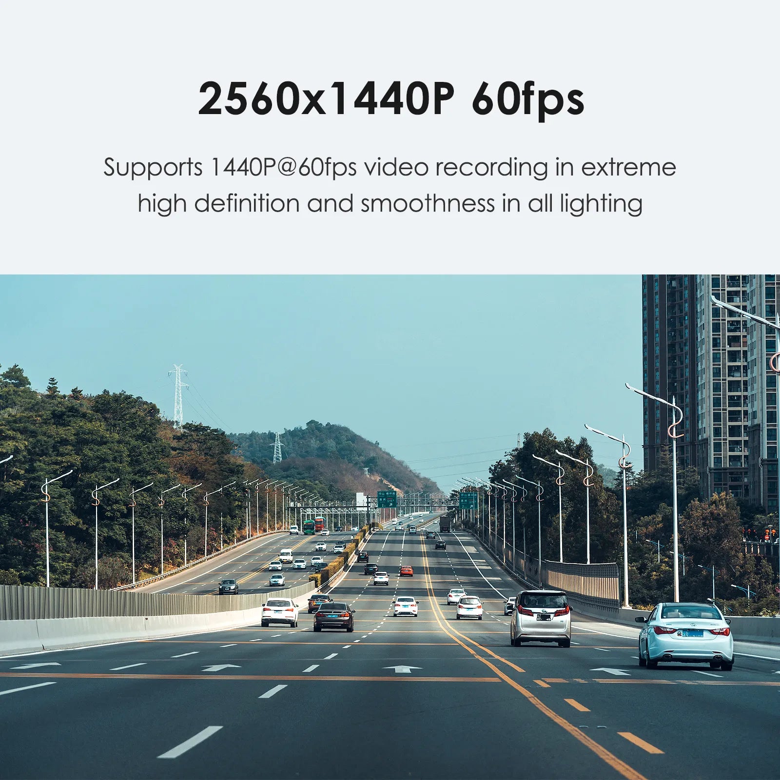 VIOFO A119 V3 2K 60fps Car Dash Cam Super Night Vision Quad HD 2560 * 1600P Car DVR with Parking Mode G-sensor optional GPS