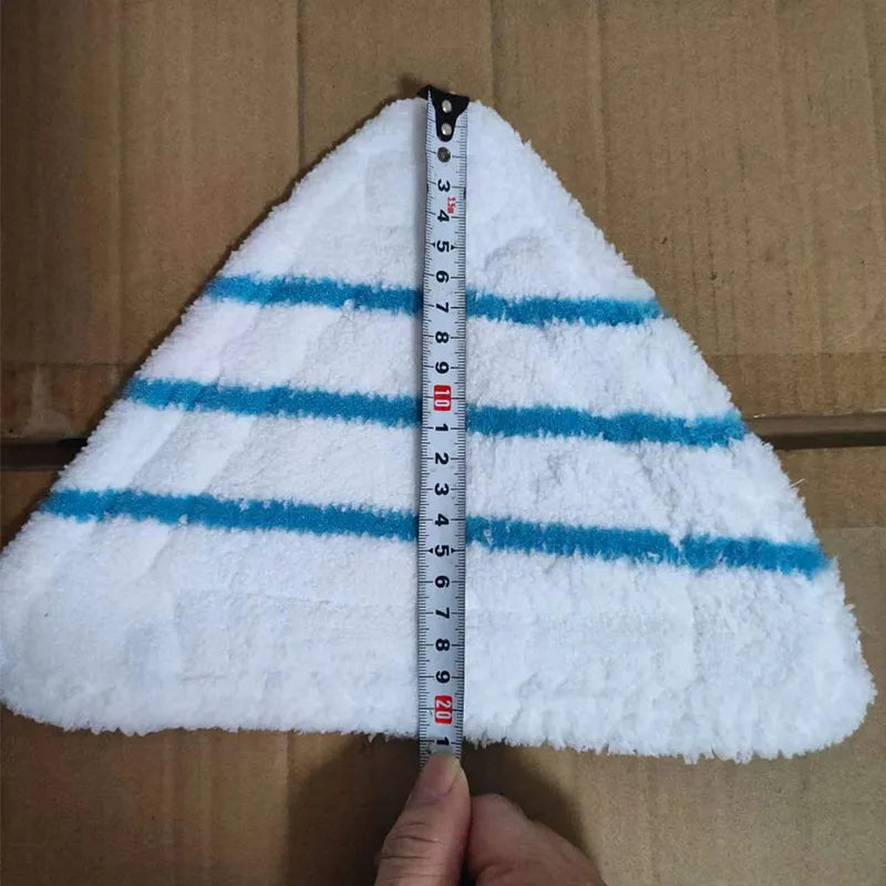 2PCS Top Quality thicken Washable Microfiber Steam Cleaner Parts Mop Cloths for H20 Series Triangle Bonded Mop Pad