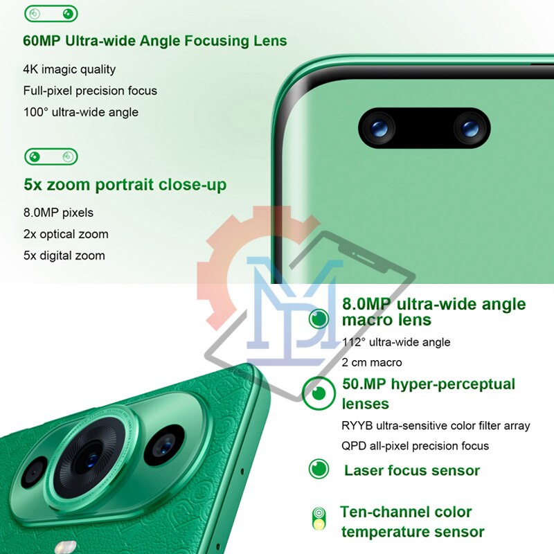 2023 Original Huawei Nova 11 Pro 4G Mobile Phone 6.78" Kunlun Glass Snapdragon 778G HarmonyOS 3.0 100W SuperCharge Smartphone