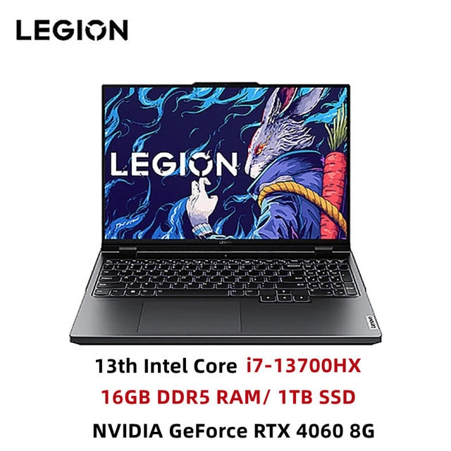 Lenovo Y9000P LEGION Gaming 2023 Laptop i9-13900HX/i7-13700HX 16/32G RAM NVIDIA RTX 4090/4080/4060/4050 240Hz 16" Game Notebook