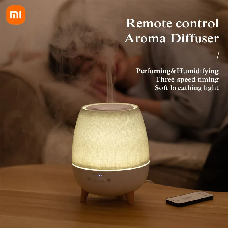 Xiaomi Mijia Home Appliance Remote Control Essential Oil Aroma Diffuser with LED Night Lamp for Room Aromatherapy Air Humidifier
