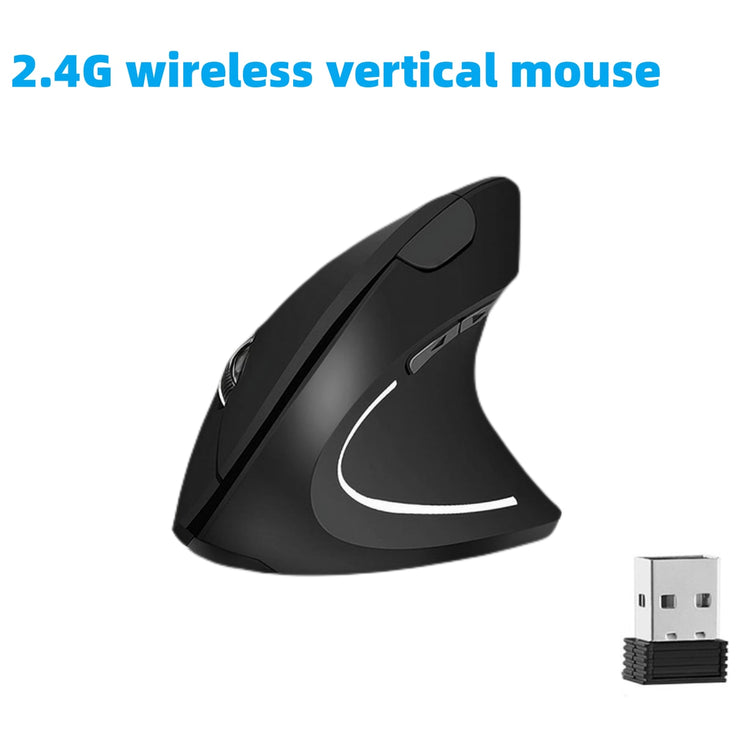 3 Levels DPI for Laptop, PC, Computer, Desktop, Notebook, Specially for Right-handers Wireless Vertical Mouse
