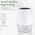 1100ML Small Air Dyer Portable Dehumidifier Large Capacity Indoor Moisture Dryer Bedroom Air Purification Automatic Shutdown