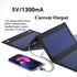 6000mAh 8W 5V USB Portable Foldable Waterproof Solar Panel Cells Portable Outdoor Battery Cells Charger For Camping Hiking