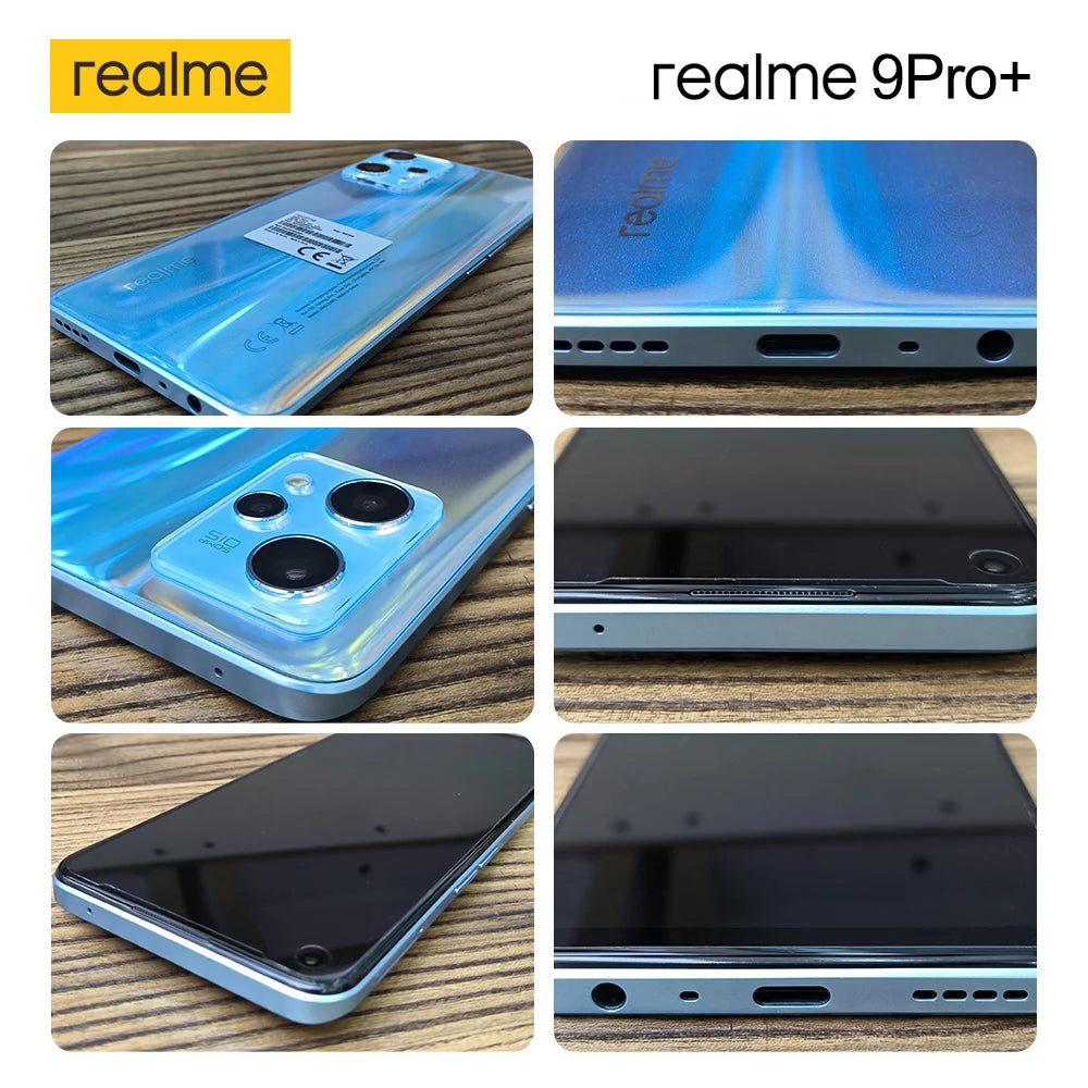 realme 9 Pro Plus smartphone 5G Dimensity 920 Sony Imx766 Ois Camera 60w Superdart Amoled Display 8GB 128GB NFC Global Version