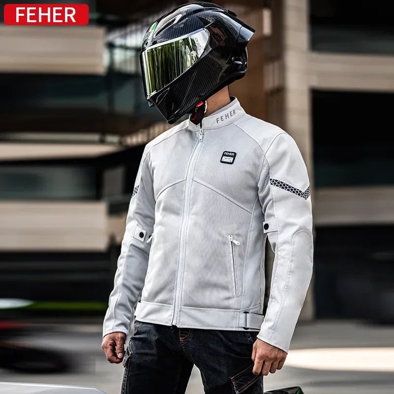 Men's Motorcycle Cycling Clothing Motorcycle Cycling Jacket Off-road Cycling Jacket Breathable Fall Resistant All Year Round