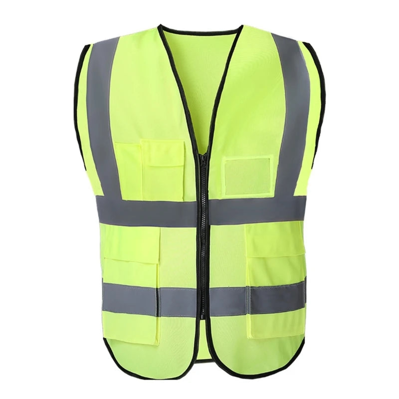 High Visibility Reflective Vest Be Seen Be Safe Yellow Vest for Car Women & Men