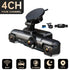 FONDIM Car Dash Cam 4 Channel A99 FHD 1080P for Car DVR 360°Auto Video Recorder with Night Vision WiFi Support 256GB