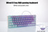 61 Key K401 for PC Laptop Desktop Wired Gaming Film Keyboard RGB Illuminated Keyboard 60% PC Gaming Keys
