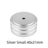 Speaker Spikes Stand Feet Pad Foot For Speakers CD Amplifier 58x22mm 40x20mm Aluminum Alloy Rubber Portable Audio Video 4sets