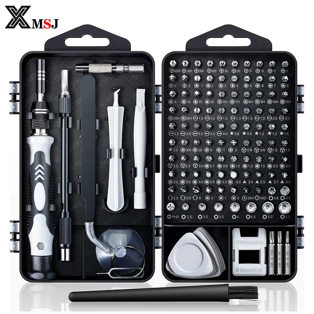 135 in 1 Magnetic Screwdriver Kit Precision Screw Driver Set with Case Computer,Phone,Laptop,iPad Repair Hand Tools Kits