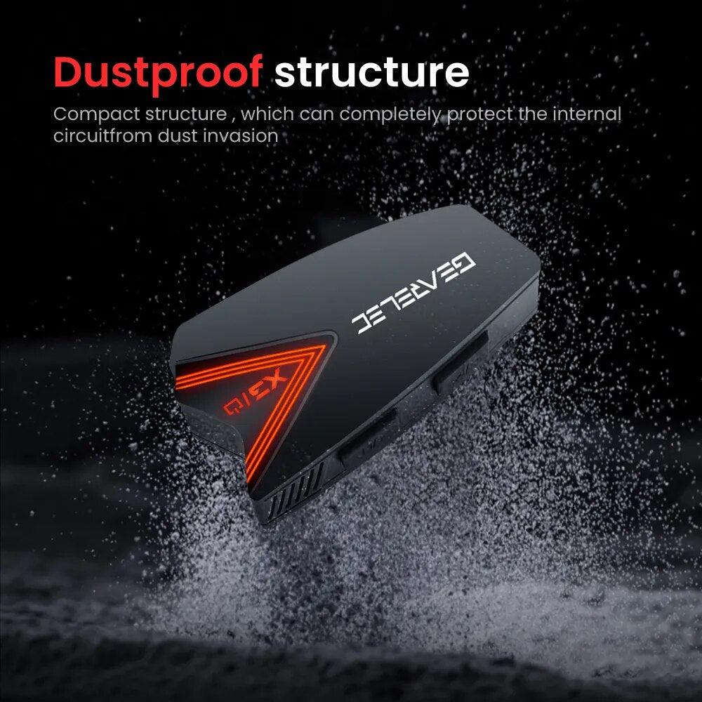 GEARELEC X3 Motorcycle Helmet Headset Wireless Bluetooth Earphones IP65 Waterproof Noise Reduction Supports Hands Free Call