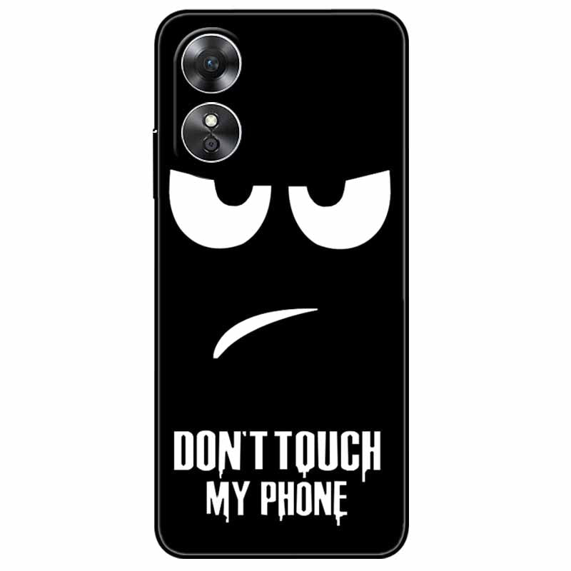 For OPPO A98 5G A 98 Case Silicone Soft Wolf Lion Cat Black Bumper Funda Coque for OPPO A98 2023 CPH2529 OPPOA98 Protective Bag