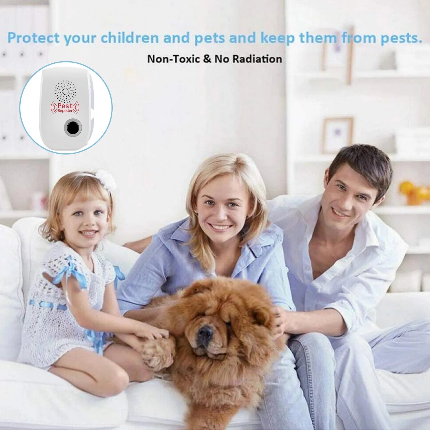 Behogar Electronic Upgraded Ultrasound Mosquito Repellent Anti Insect Mouse Cockroach Killer Control Device EU/US/UK/AU Plug