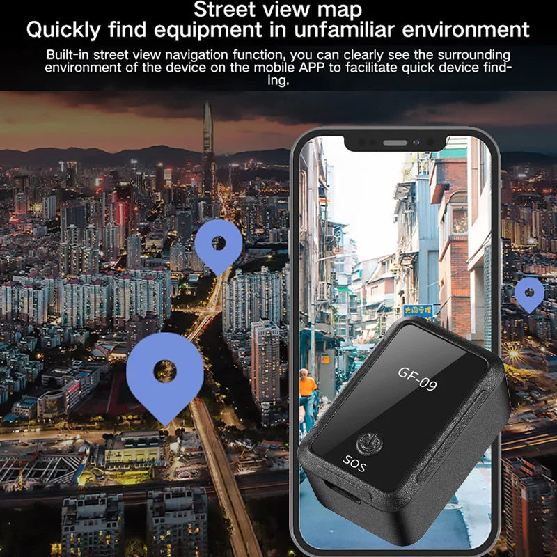 GPS Tracker Car Positioning Magnet GF-09 Loss Prevention Portable Mini Positioner Mobile App