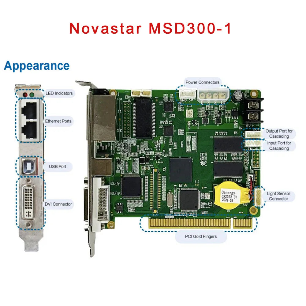 Led Module Master Controller Novastar MSD300-1 Sending Card for Led Display Screen Msd300 Control Card Nova Control System