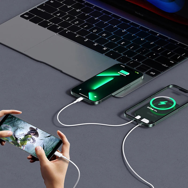 Lenovo 100000mAh Wireless Power Bank Magnetic Qi Portable Powerbank 22.5W Fast Charger For iPhone15 14 13 Samsung Fast Charging