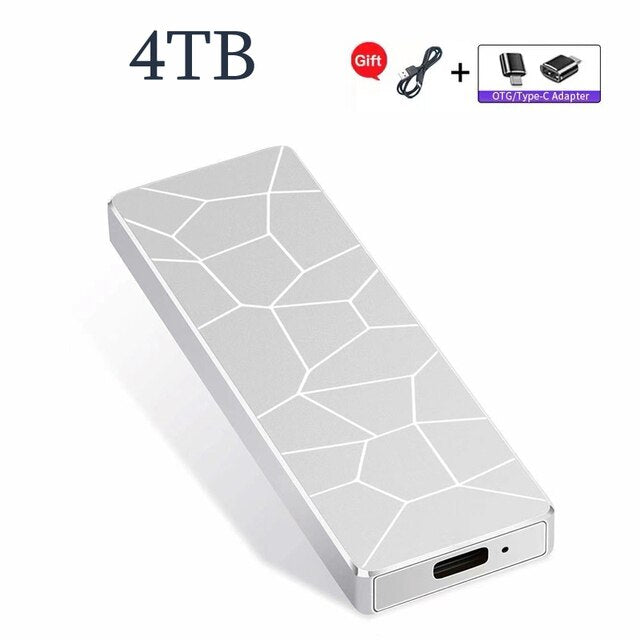 High-speed 8TB 4TB 1TB 500GB SSD Portable External Solid State Hard Drives USB 3.1 Type C Interface Original Mobile Hard Disks