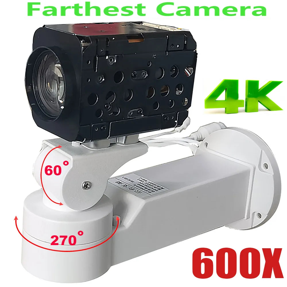8MP 4K 600X Zoom RTMP PTZ IP Camera Support IVM4200 P2P ONVIF MX415 H.265