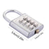Number Lock For Lockers Small Combination Lock 8/10 Digits Outdoor Digital Code Padlock Button Combination Security Padlock
