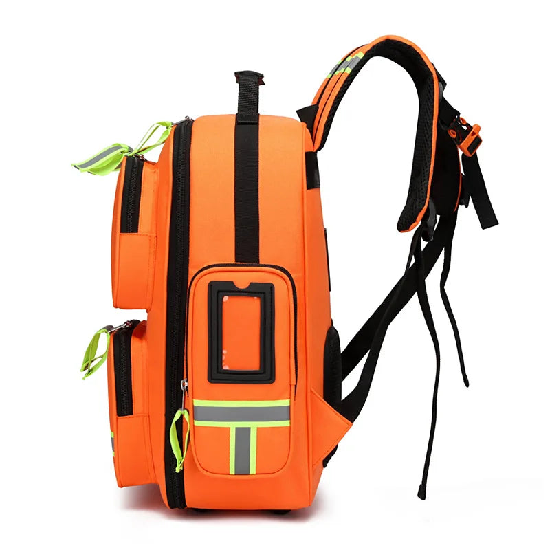 Emergency Rescue Bag Frist Aid Medical Backpack Portable Family Follow-up Clinic Bag for Car Outdoor Fire Earthquake
