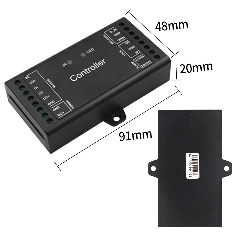 WiFi Tuya Sboard Mini Single Door RFID Access Control Board Panel App Remote Control Wiegand 26 44 Bit Input Support Master Card