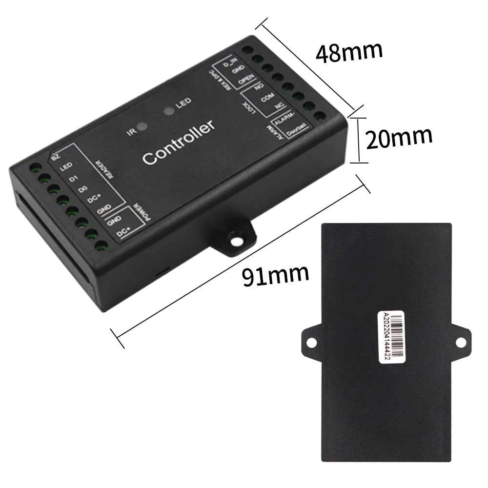 WiFi Tuya Sboard Mini Single Door RFID Access Control Board Panel App Remote Control Wiegand 26 44 Bit Input Support Master Card