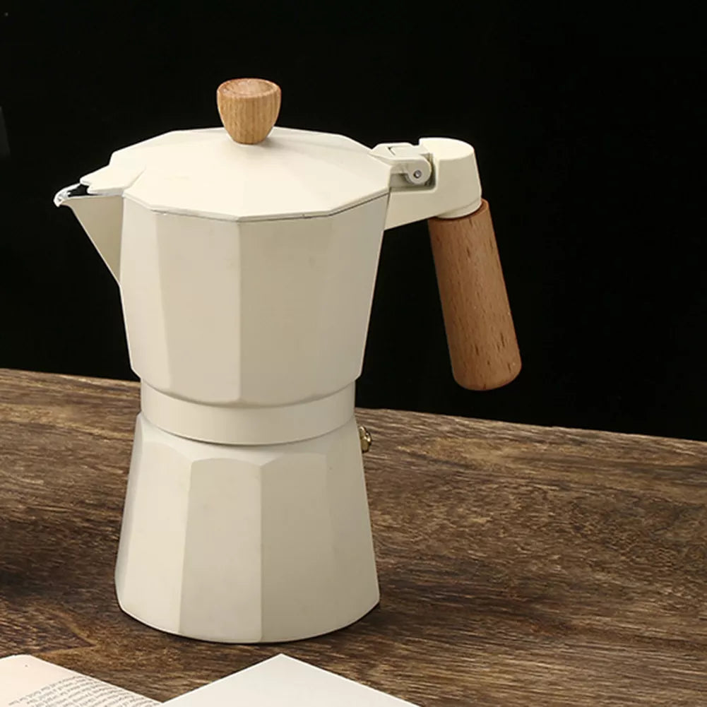 Coffee Maker Aluminum Moka Pot Italian Type Espresso Percolator Pot Latte Stovetop 150/300ML 3/6 Cup Coffee Maker Stove