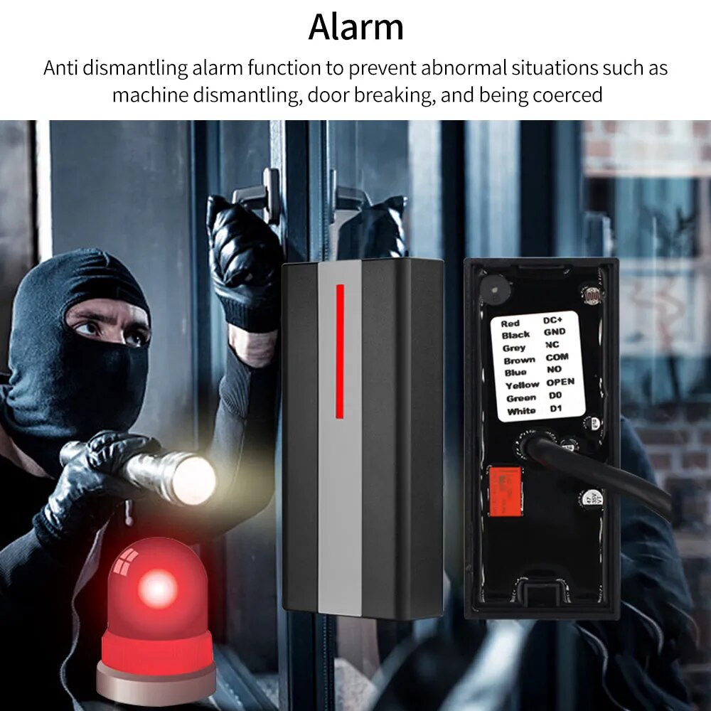 125khz + 13.56mhz Rfid Reader Wiegand 26 34 Standalone Door Controller with Master Card Programer for Lock Access Control System