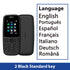 New and Original Nokia 105 2G Feature Push-button Phone 1.77" Display 4MB Storage 800mAH Battery Long Standby Flashlight Radio