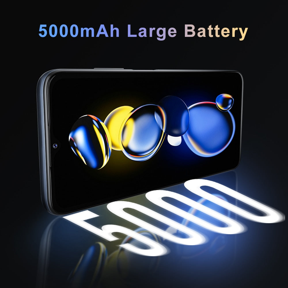 Cubot P60, Android 12 Smartphone, 6.517", Octa-Core, 6GB+128GB (256GB Extended), 20MP Camera, 5000mAh, Dual SIM 4G Celulares,GPS