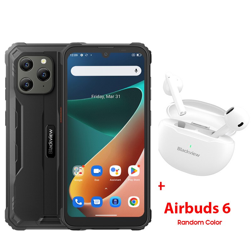 Blackview BV5300 Pro IP68 Waterproof Rugged Smartphone Android12 Phone P35 4GB 64GB Mobile Phone 13MP Camare 6580mAh Cellphone